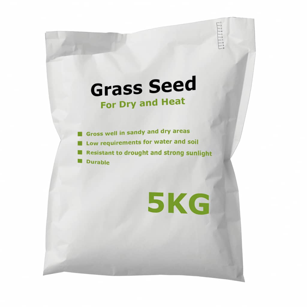 Graines de l'herbe vidaxl pour la sécheresse et chauffer 5 kg