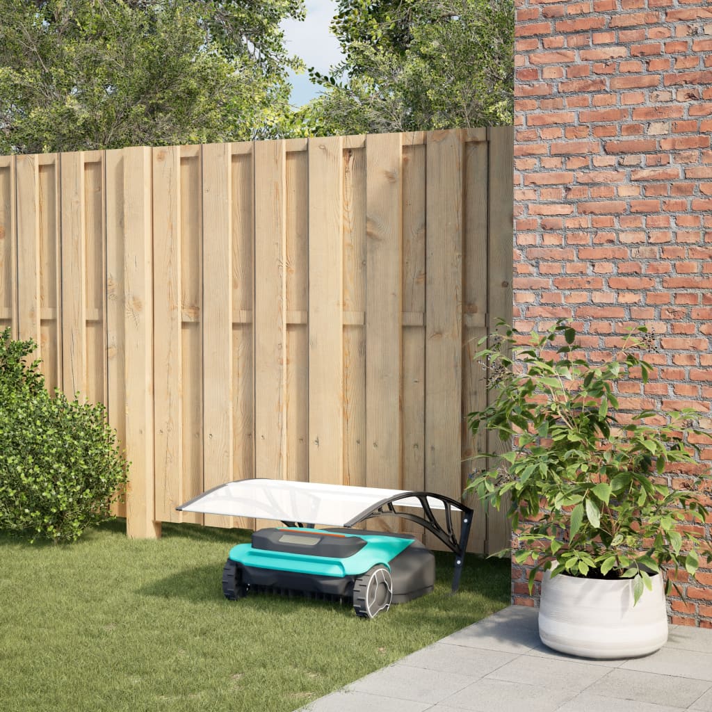 Garage Vidaxl pour lewnmower robotique 80x101x46 cm noir