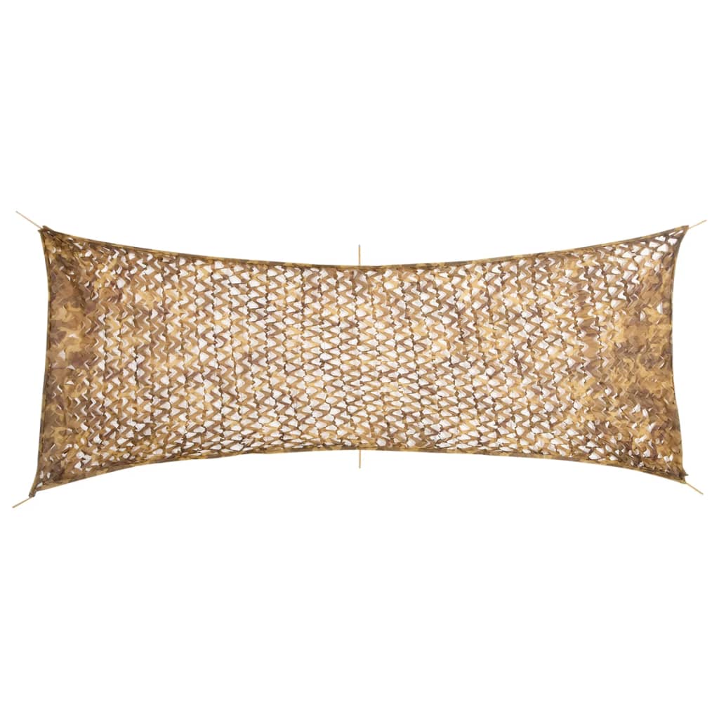 Vidaxl camouflagenet avec sac de rangement 412x144 cm sable -colored