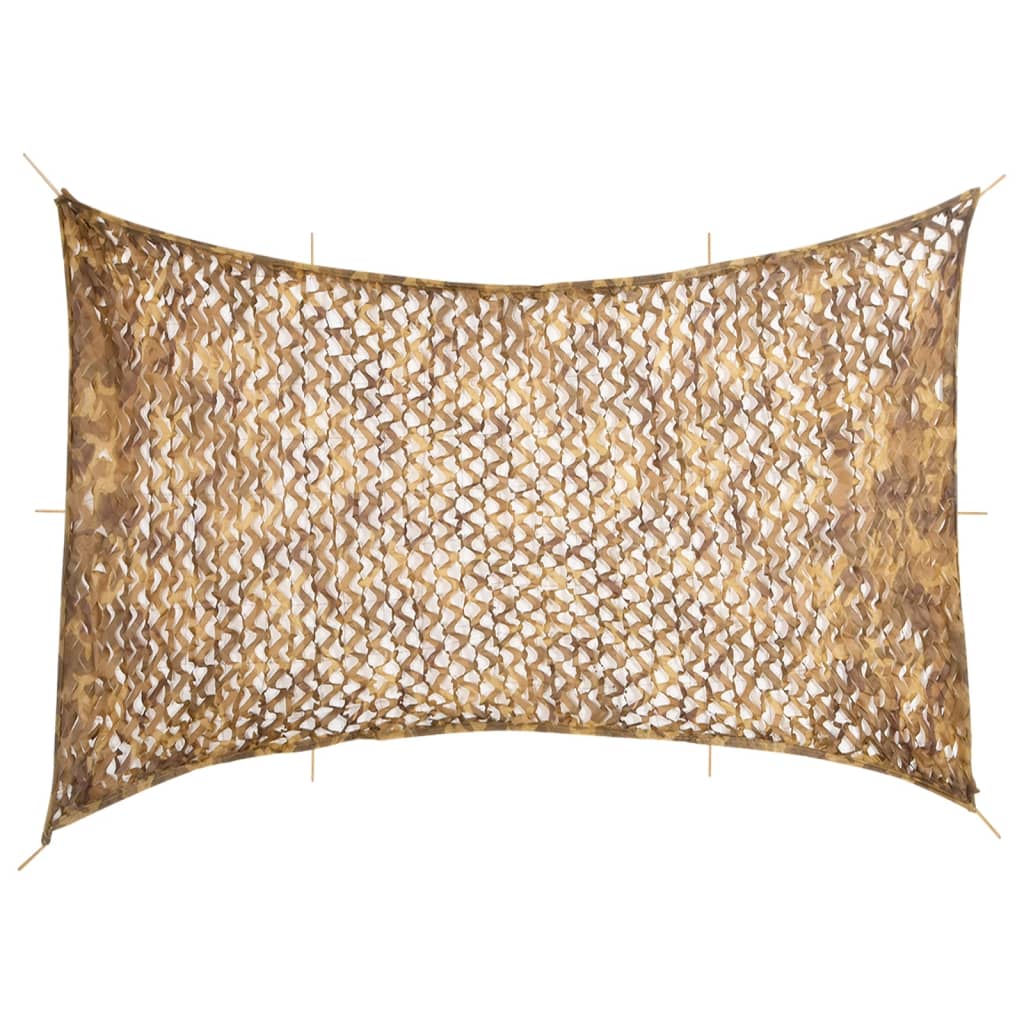 Vidaxl camoufagenet avec sac de rangement 724x515 cm sable -colored
