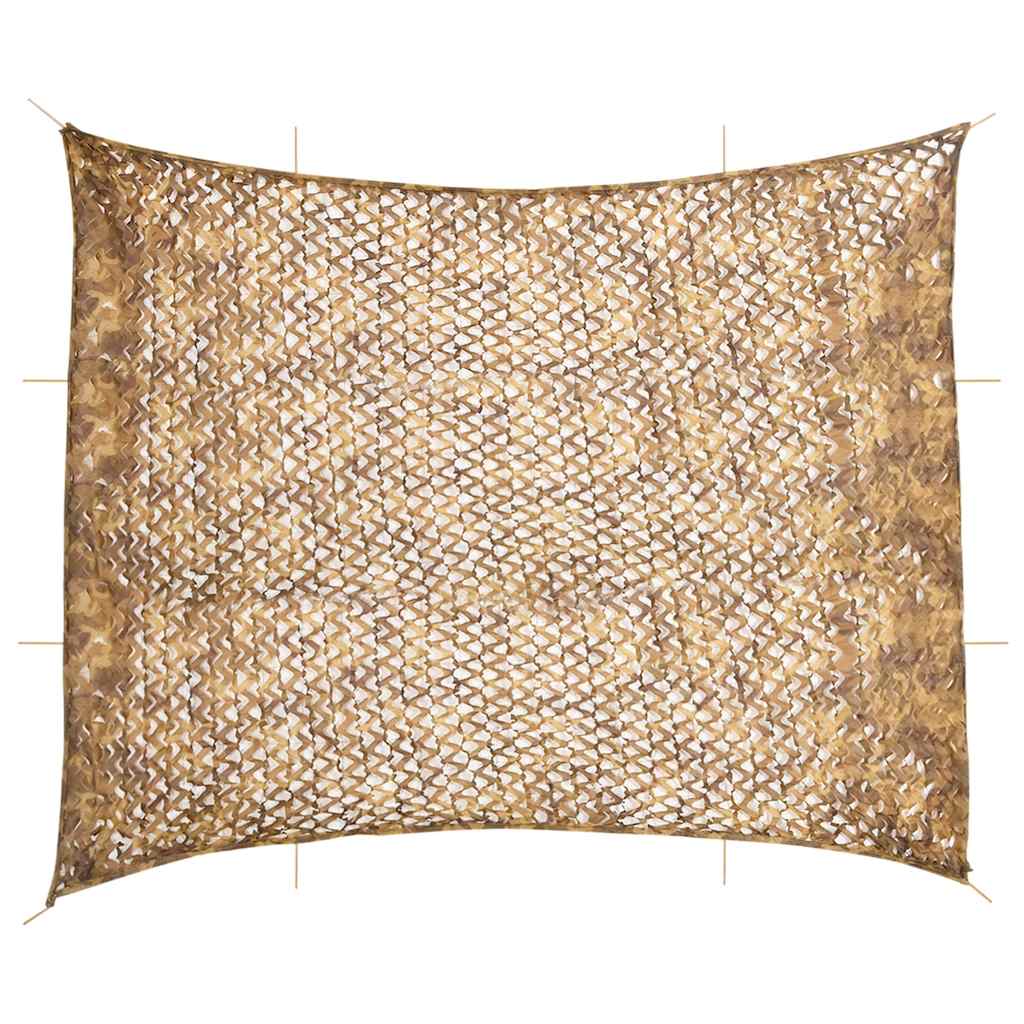 Vidaxl camouflagenet avec sac de rangement 729x602 cm sable -colored