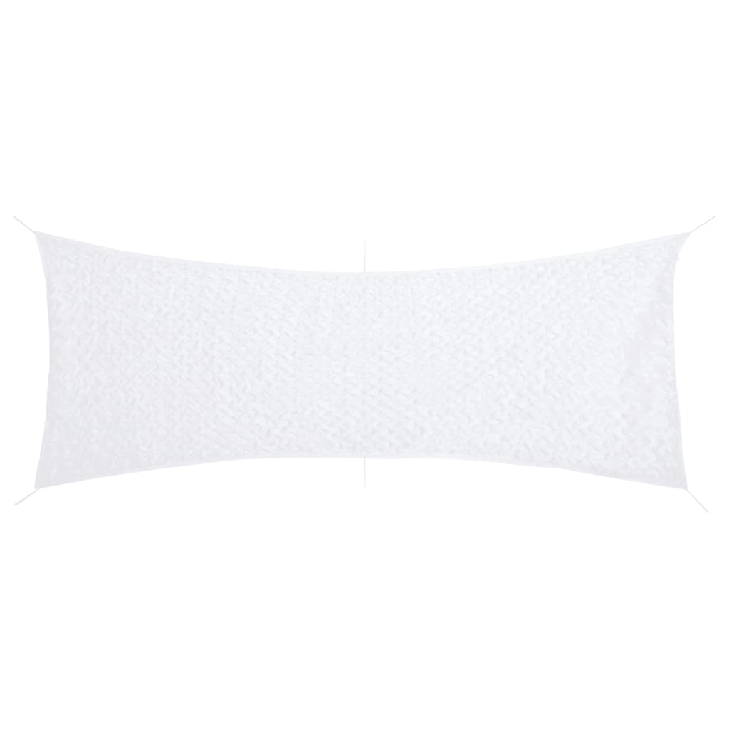 Vidaxl camoufagenet avec sac de rangement 412x144 cm blanc