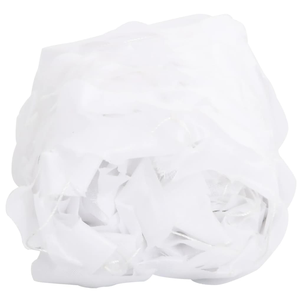 Vidaxl camoufagenet avec sac de rangement 525x205 cm blanc
