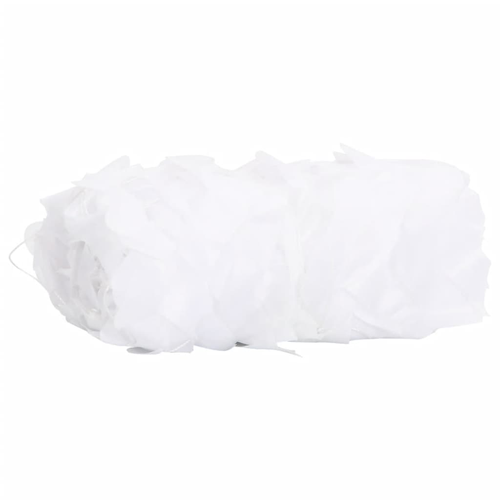 Vidaxl camoufagenet avec sac de rangement 809x207 cm blanc