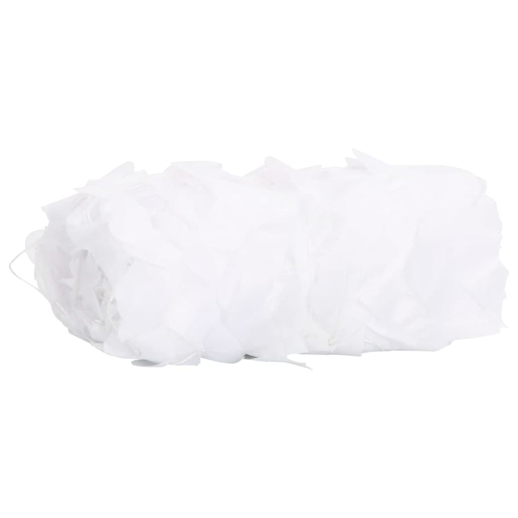 Vidaxl camoufagenet avec sac de rangement 506x279 cm blanc