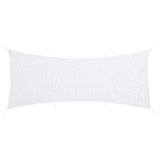 Vidaxl camoufagenet avec sac de rangement 627x290 cm blanc - afbeelding 1