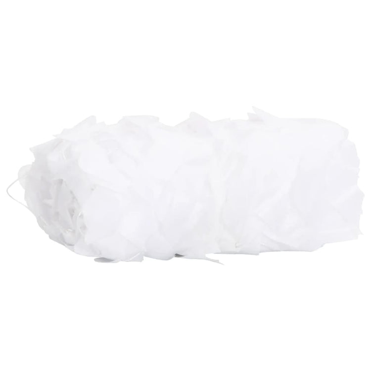 Vidaxl camoufagenet avec sac de rangement 416x402 cm blanc