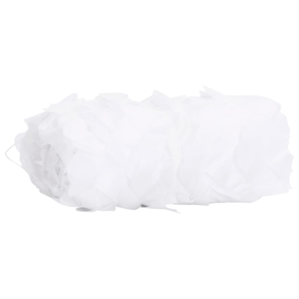 Vidaxl camoufagenet avec sac de rangement 600x414 cm blanc