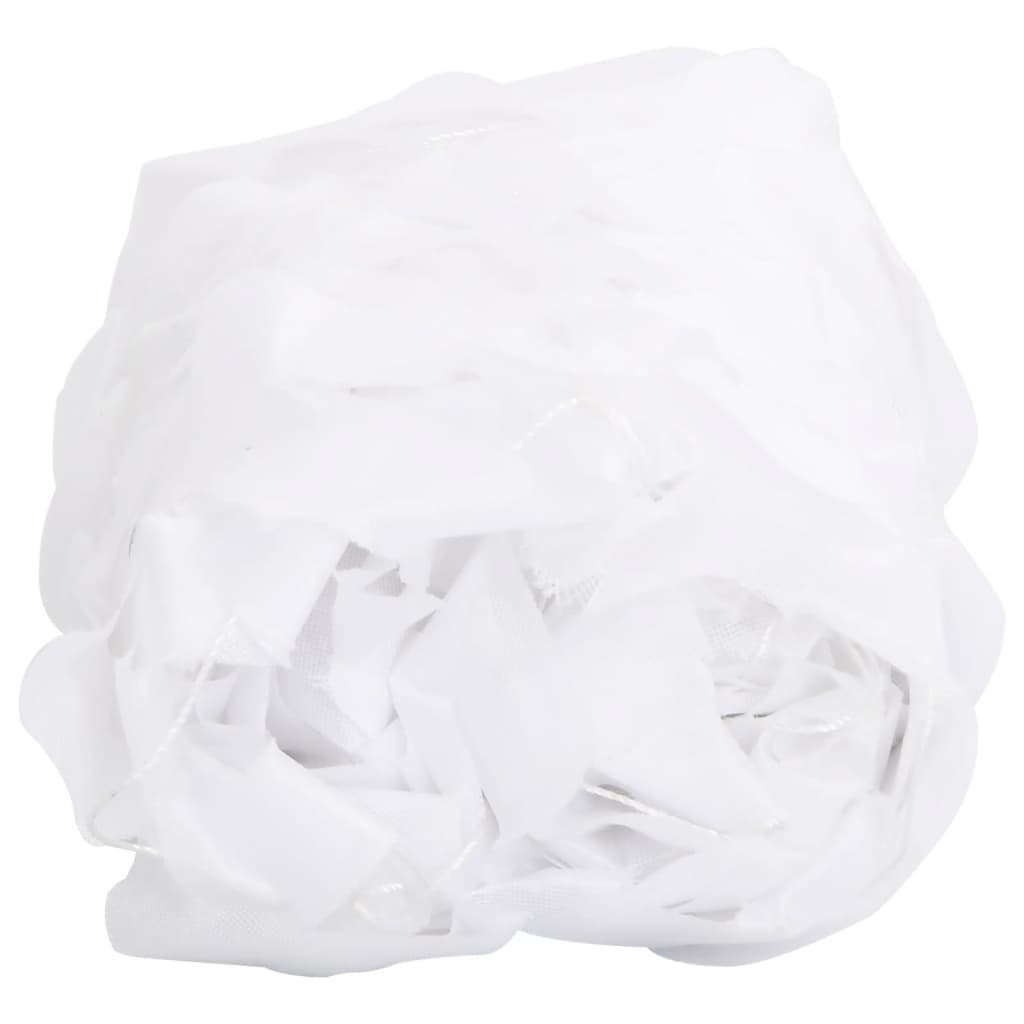 Vidaxl camoufagenet avec sac de rangement 600x414 cm blanc