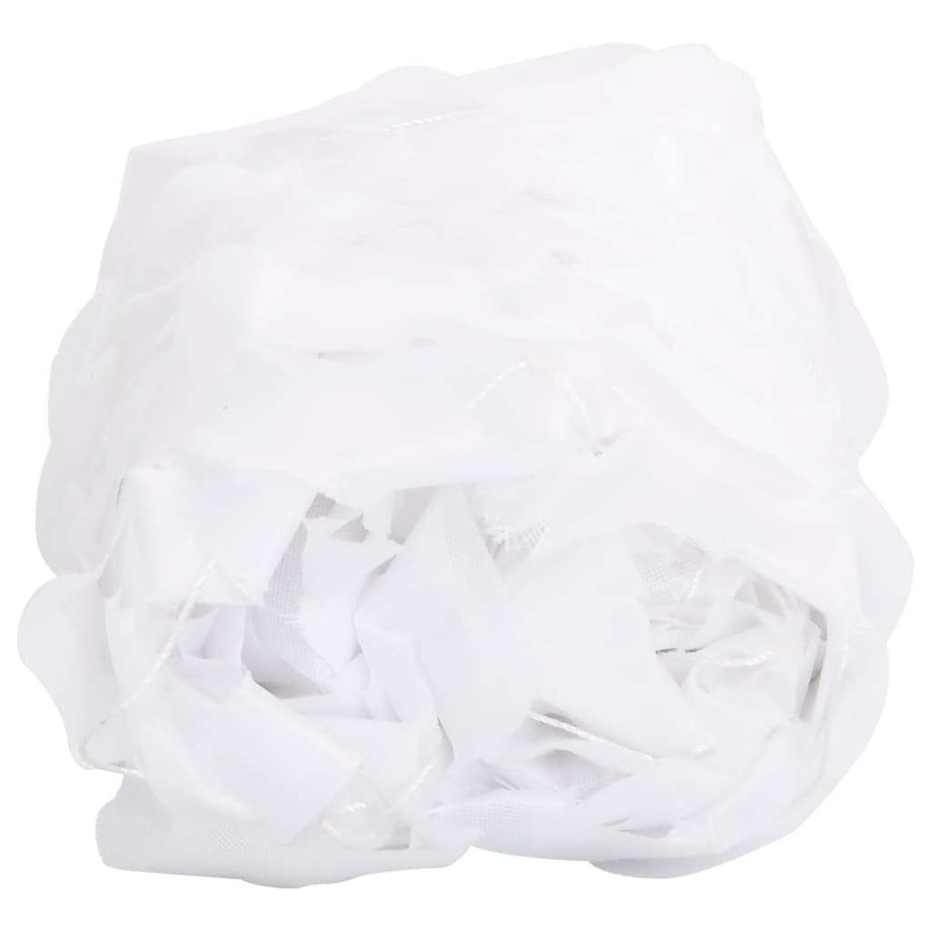 Vidaxl camoufagenet avec sac de rangement 618x512 cm blanc