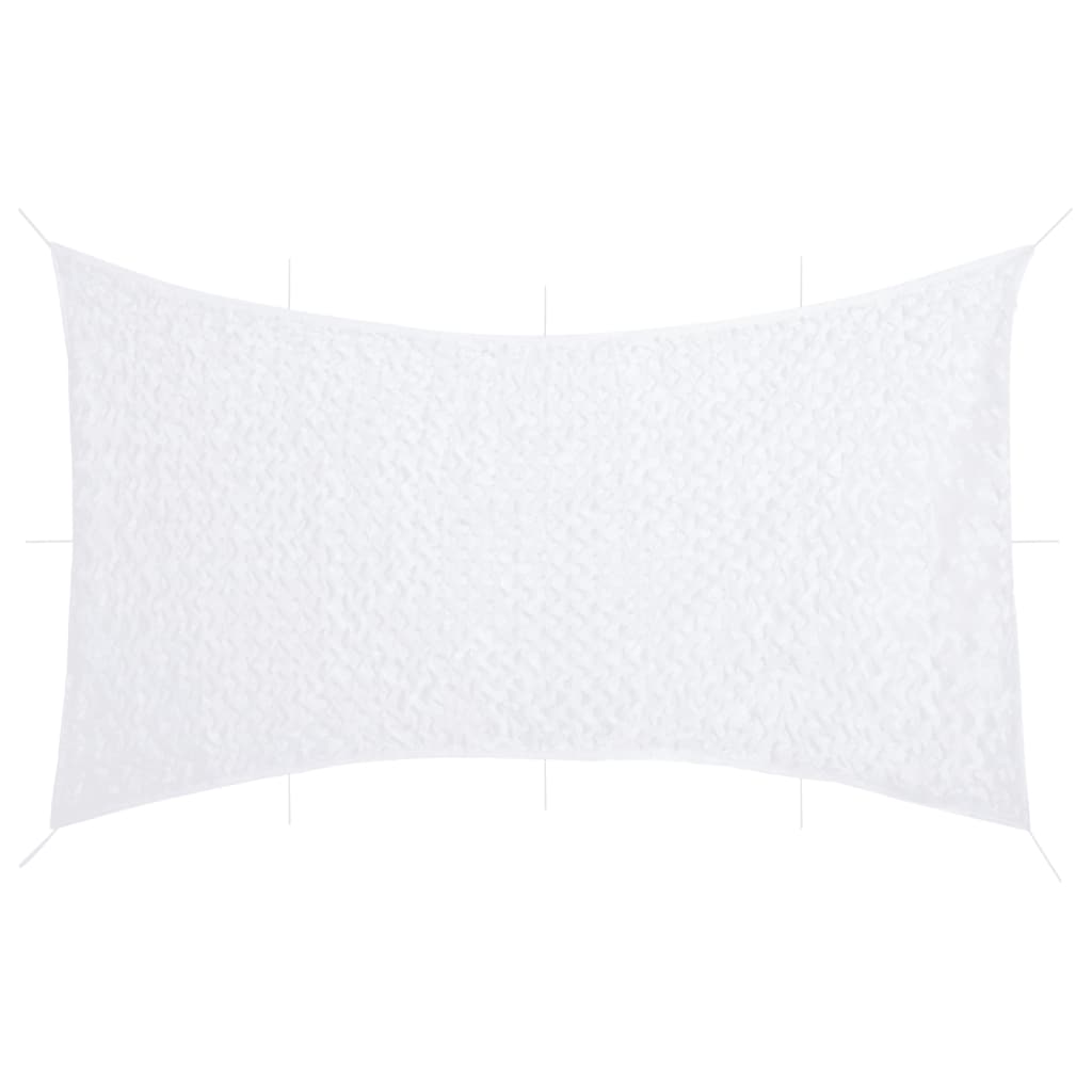 Vidaxl camoufagenet avec sac de rangement 816x520 cm blanc