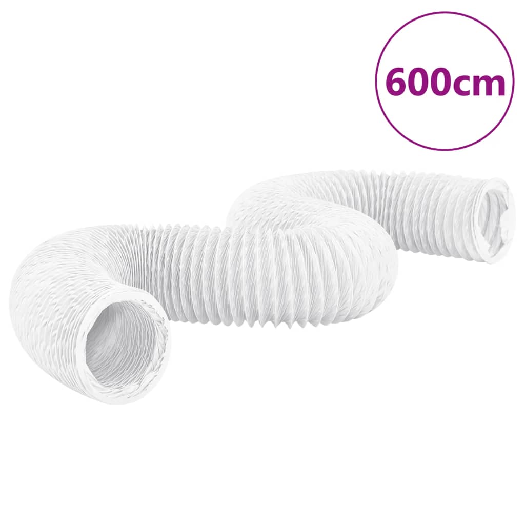 Tuyau d'extracteur vidaxl Ø20 cm 6 m PVC