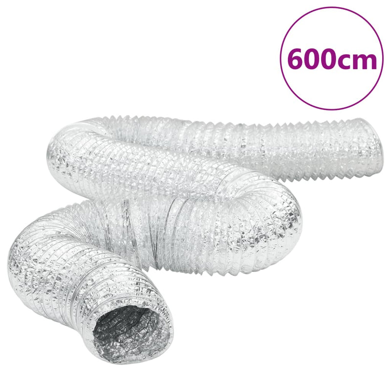 Tuyau de ventilation de vidaxl Ø12,5 cm 6 m en aluminium