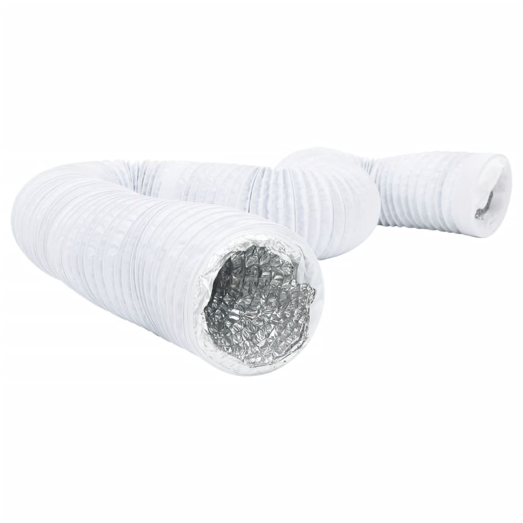 Tuyau de ventilation vidaxl Ø10 cm 6 m en aluminium et PVC