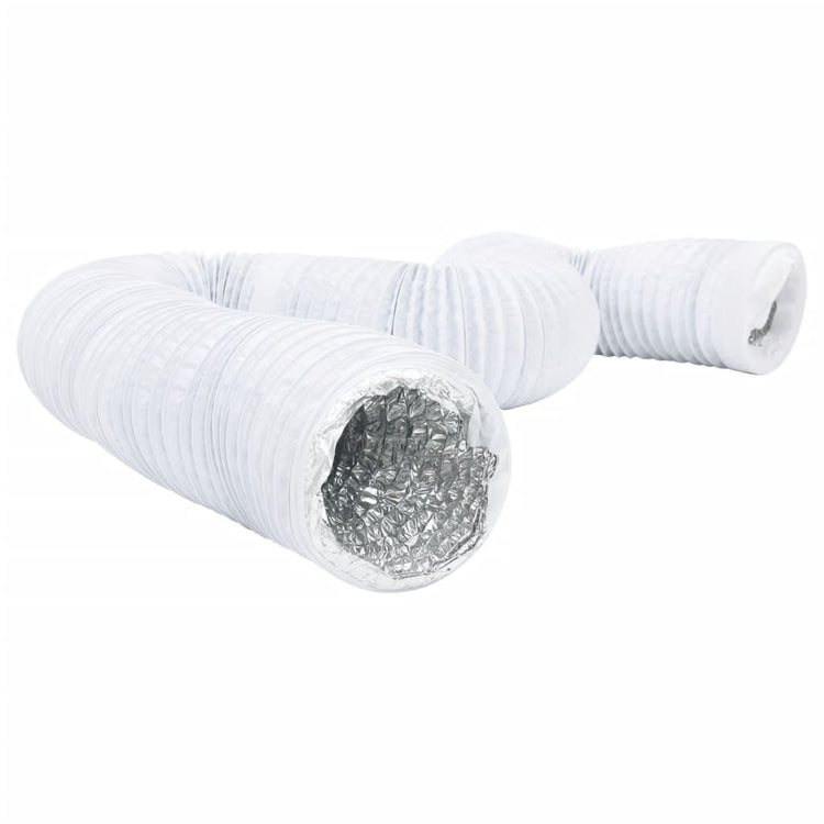 Tuyau de ventilation vidaxl Ø10 cm 6 m en aluminium et PVC
