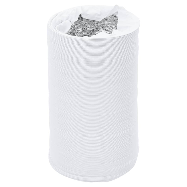 Tuyau de ventilation vidaxl Ø10 cm 6 m en aluminium et PVC