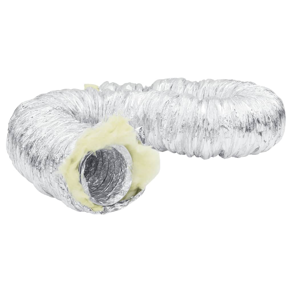 Tuyau de ventilation vidaxl isolé Ø12,5 cm 6 m aluminium