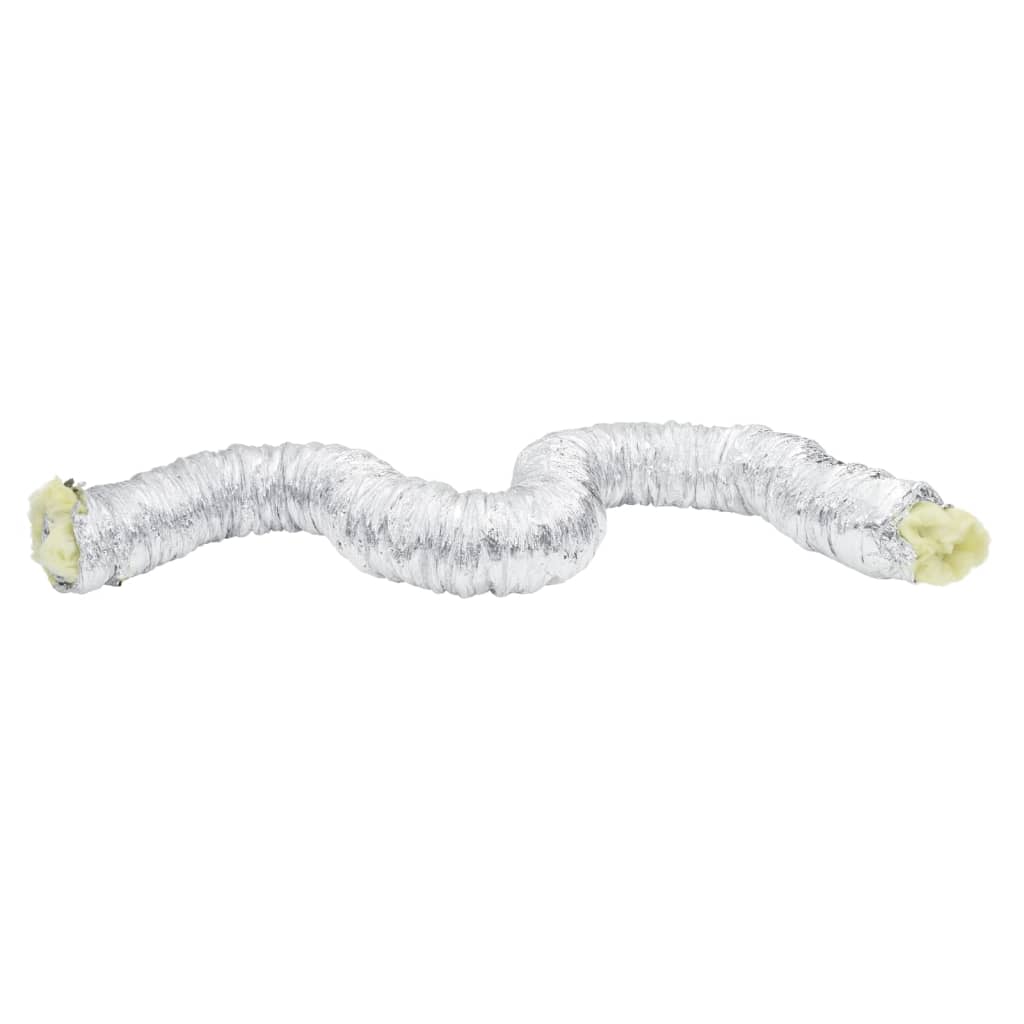 Tuyau de ventilation vidaxl isolé Ø12,5 cm 6 m aluminium