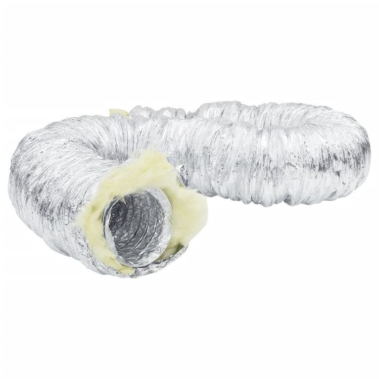 Vidaxl Ventilation tuyau isolé Ø15 6 m cm Aluminium