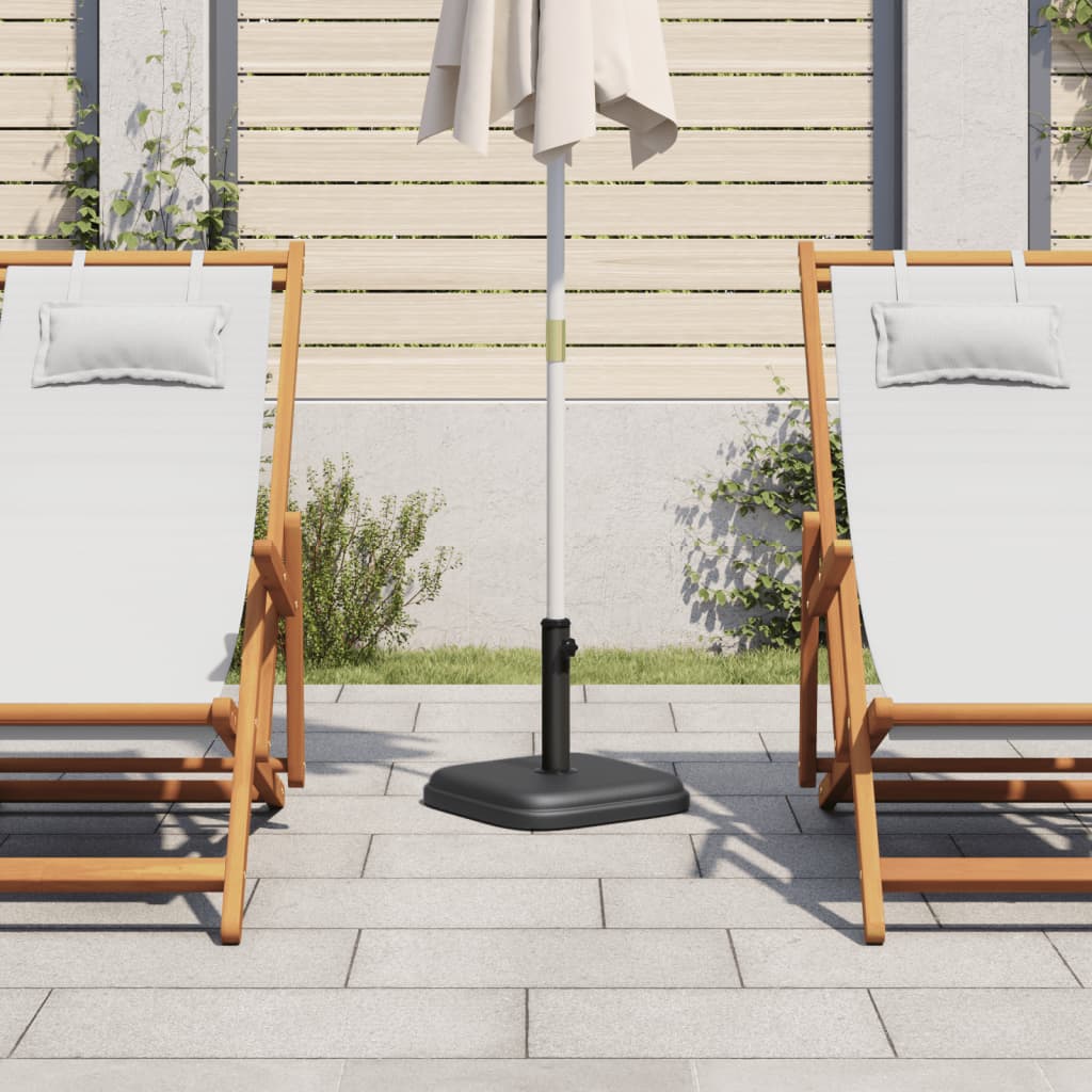 Base de parasol vidaxl pour les bâtons de Ø32 35 38 mm 11 kg carrés