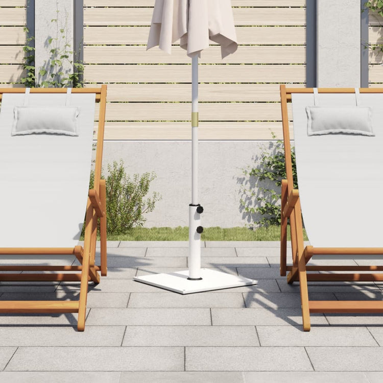 Base de parasol vidaxl pour les bâtons de Ø32 38 48 mm 17 kg carrés