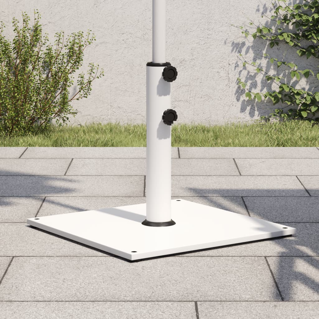 Base de parasol vidaxl pour les bâtons de Ø32 38 48 mm 17 kg carrés