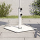 Base de parasol vidaxl pour les bâtons de Ø32 38 48 mm 17 kg carrés