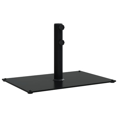 Base de parasol vidaxl pour les bâtons de Ø32 38 48 mm 15 kg rectangulaire