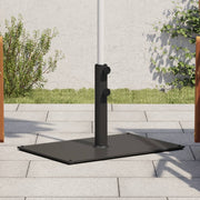 Base de parasol vidaxl pour les bâtons de Ø32 38 48 mm 15 kg rectangulaire - afbeelding 1