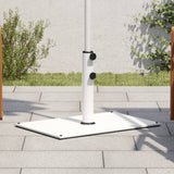 Base de parasol vidaxl pour les bâtons de Ø32 38 48 mm 15 kg rectangulaire - afbeelding 1