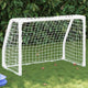 Vidaxl Children's Football Buts 2 ST avec balle 64x35x48 cm Métal blanc