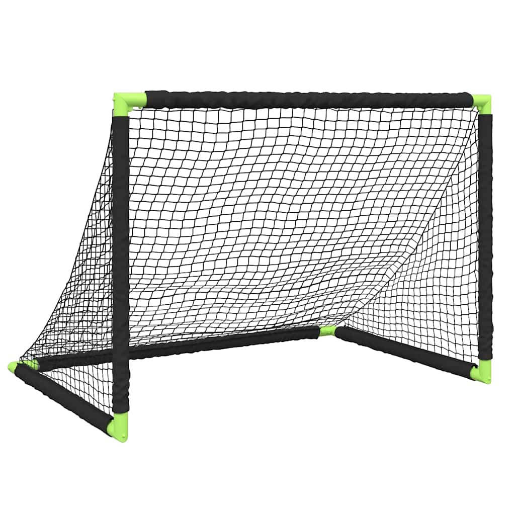 Vidaxl Children's Football Objectif pliable 90x64x64 cm noir