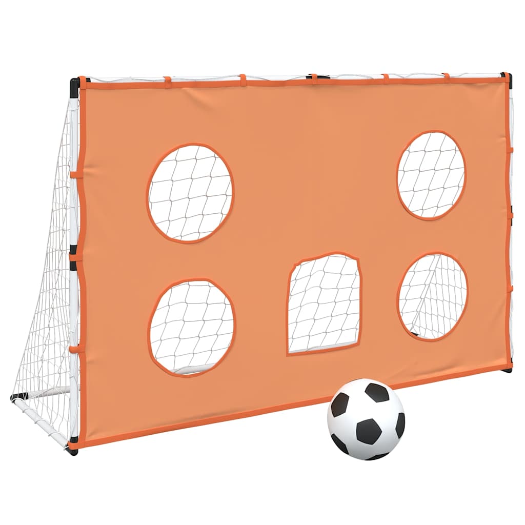Vidaxl Children's Football Obt avec Target Mat et Ball 182x62x118 CM