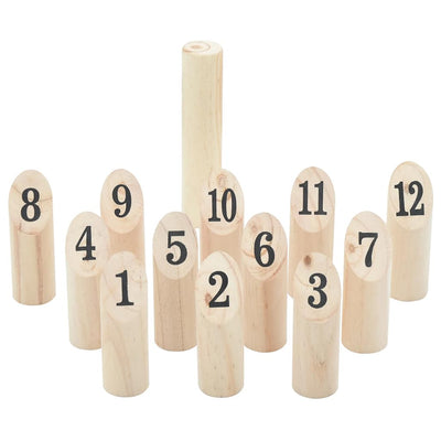 VIDAXL 13 pièces Nummerkubb Set avec sac de porte-porte