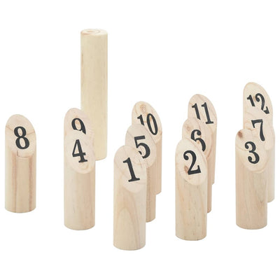 VIDAXL 13 pièces Nummerkubb Set avec sac de porte-porte