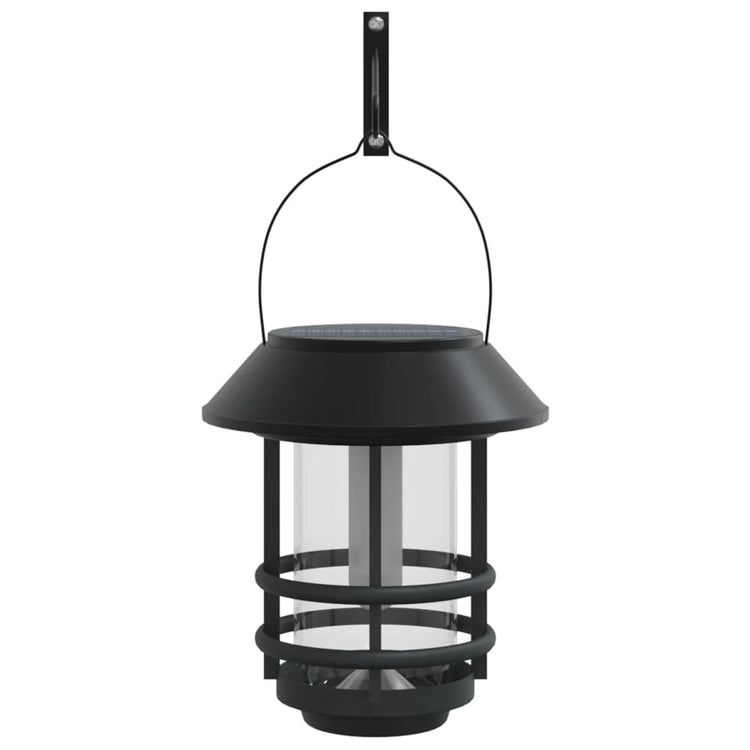 Vidaxl Wall Lanterns pour l'extérieur 2 st solaire flamme flamme blanc chaud