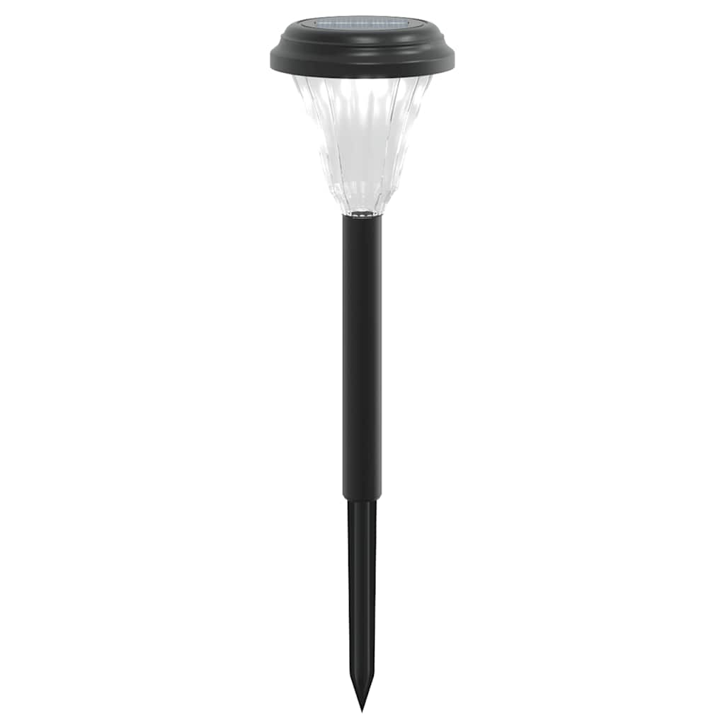 Vidaxl Garden Path Lighting 12 ST Solar avec broches moulues blanches