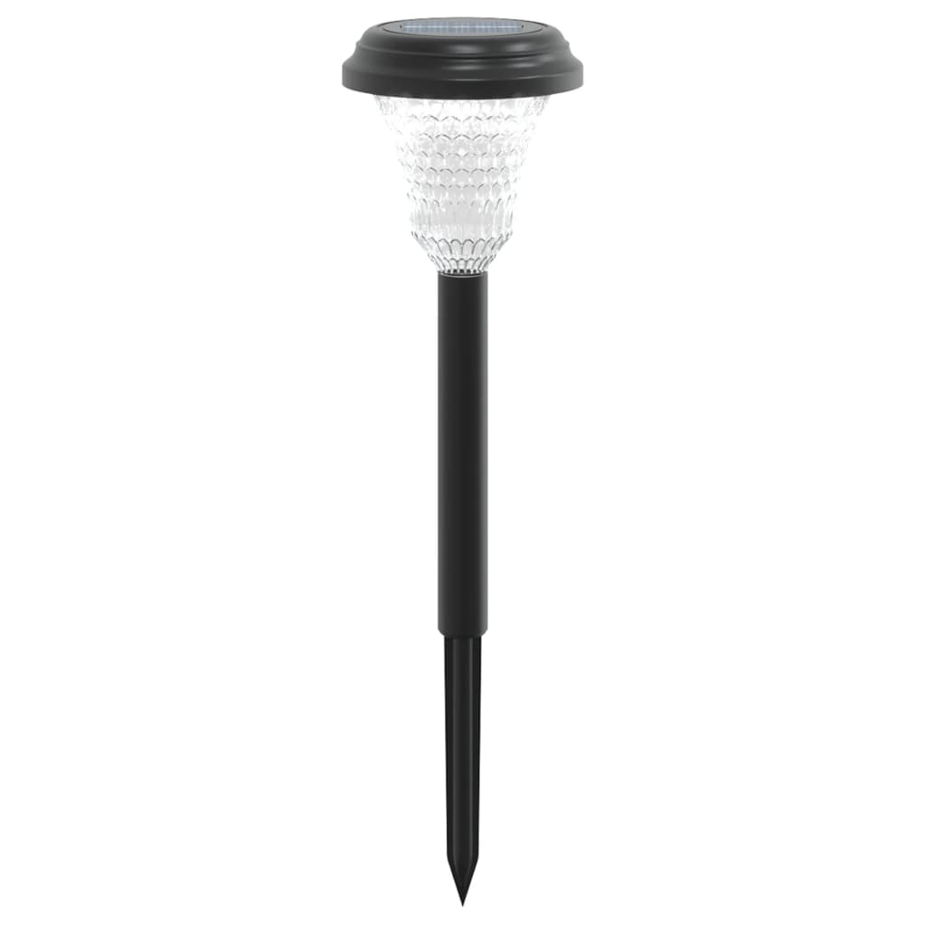 Vidaxl Garden Path Lighting 12 ST Solar avec broches moulues blanches