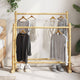 Rack de vêtements Vidaxl 100x30x100 cm de bambou