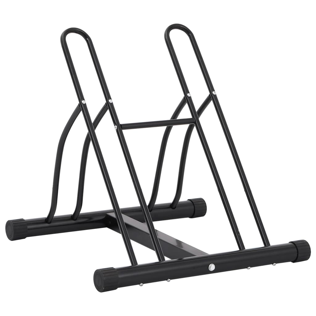 Support à vélo Vidaxx pour 2 vélos, acier autoportant
