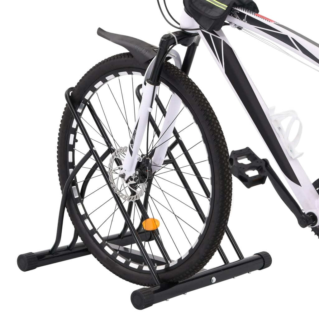 Support à vélo Vidaxx pour 2 vélos, acier autoportant