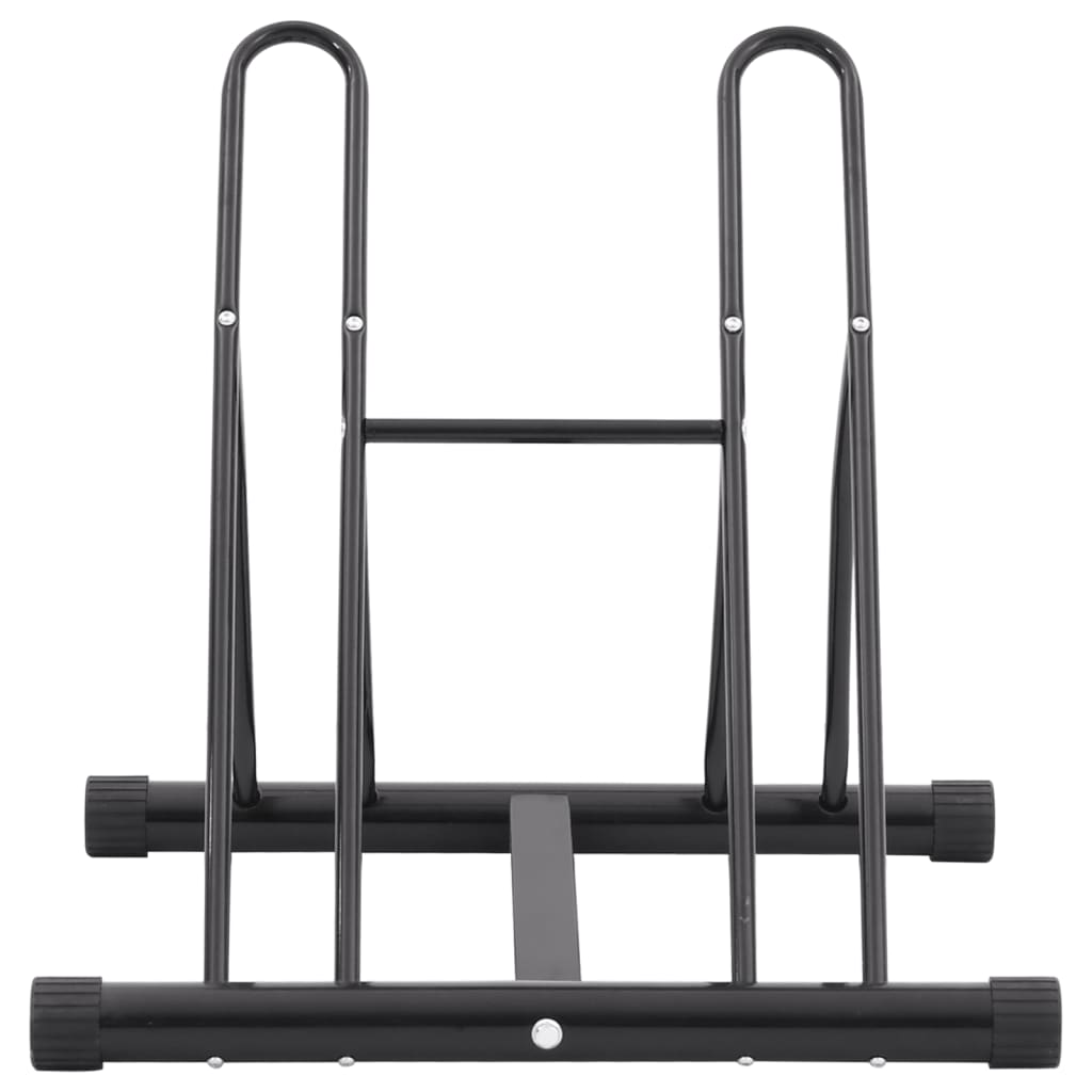 Support à vélo Vidaxx pour 2 vélos, acier autoportant