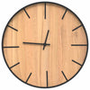 Horloge murale vidaxl Ø39 cm fer et brun de bois transformé