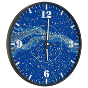 Horloge murale vidaxl avec cadran et mains lumineuses Ø30 cm bleu - afbeelding 3