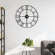 Horloge murale vidaxl Ø50 cm de fer noir