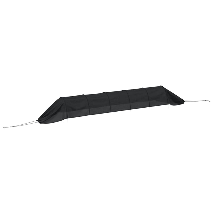 Vidaxl Grow Tunnel 300x50x48,5 cm en acier et en polyéthylène noir