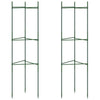 Vidaxl Tomates Cage 2 ST 116 cm en acier et en polypropène