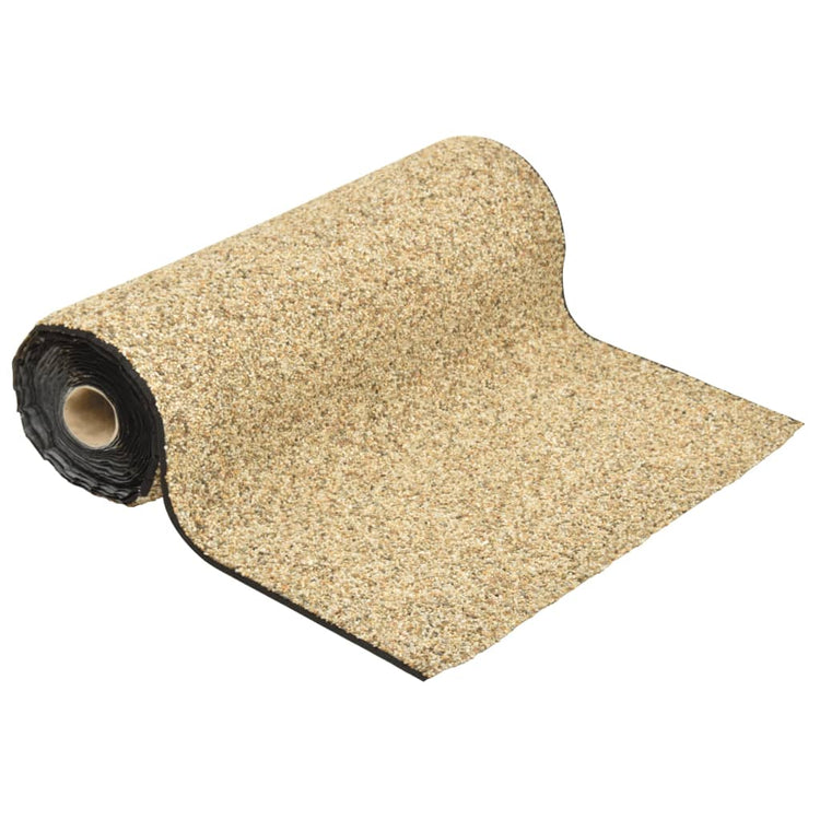 Vidaxl Gravel Foil 100x100 cm Sable naturel -colore