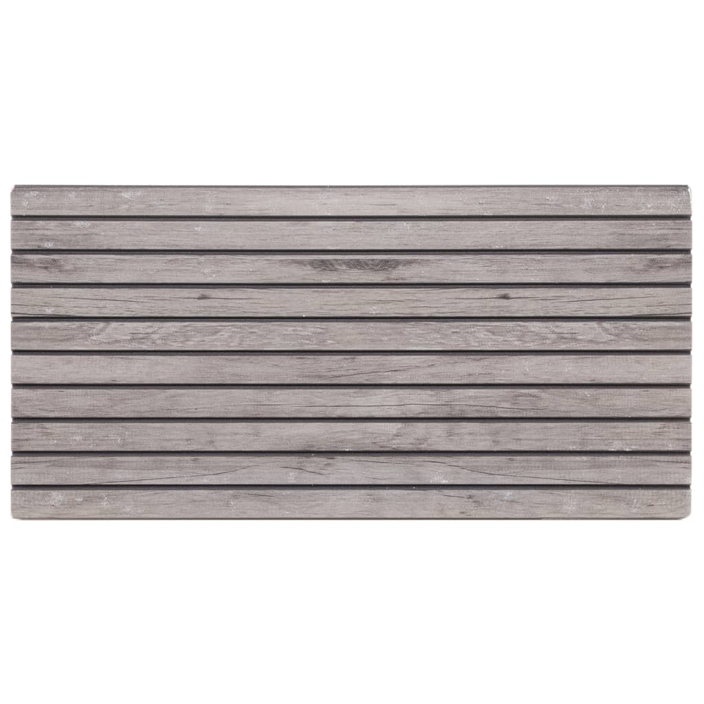 Panneaux muraux Vidaxl 5 ST 3D 100x50 cm EPS Gray