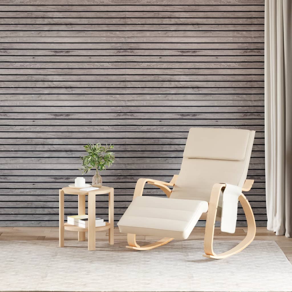 Panneaux muraux Vidaxl 5 ST 3D 100x50 cm EPS Gray